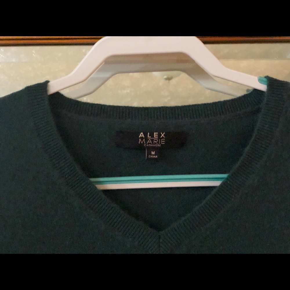 Alex Marie V Neck cashmere sweater